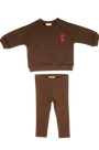 Polo Club Legging Set - Chocolate