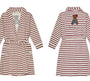 Teddy Lounge Robe - Maroon