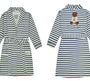 Teddy Lounge Robe - Navy