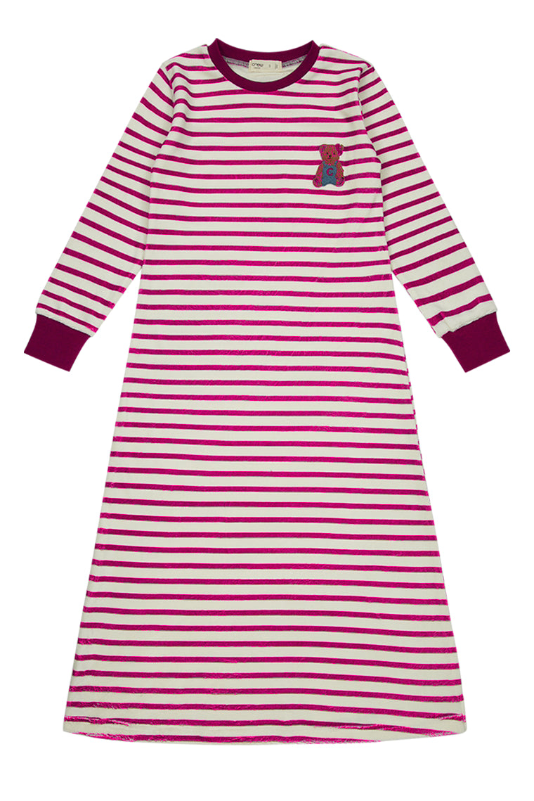 Teddy Lounge Nightgown - Pink