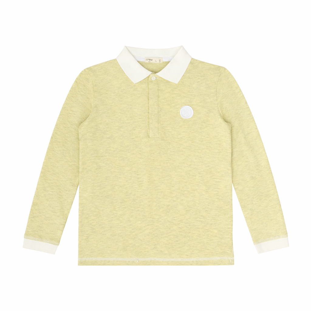 Jona Long Sleeve Polo - Yellow