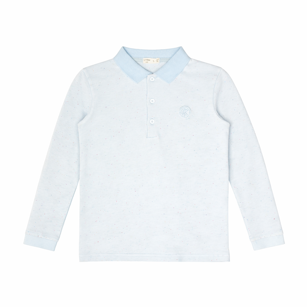 Sonny Long Sleeve Polo - Blue