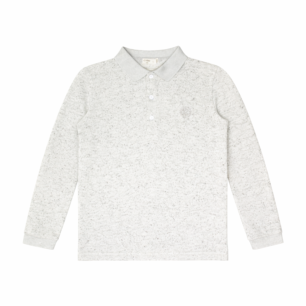 Sonny Long Sleeve Polo - Grey