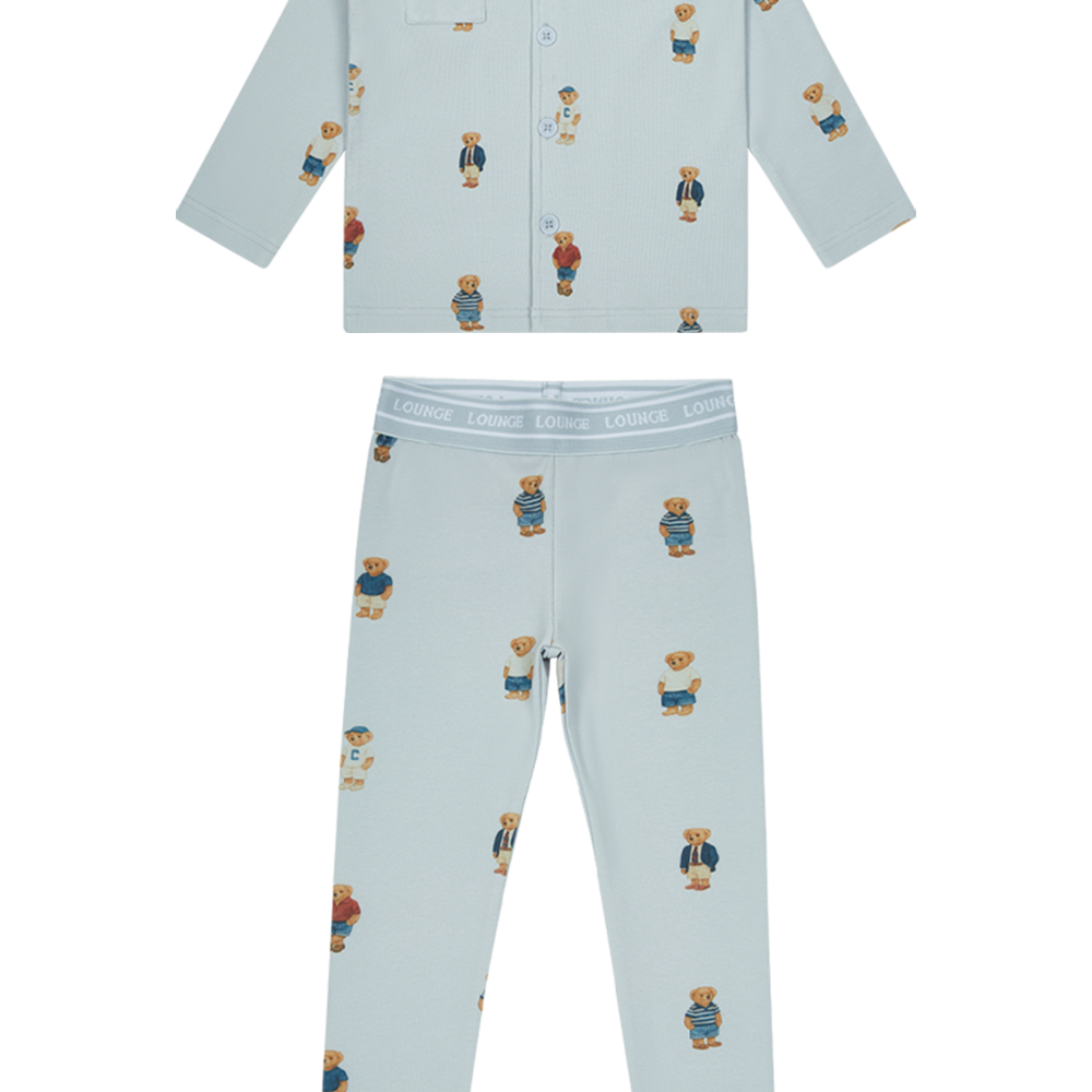 Crew Bear Grandpa Set - Light Blue