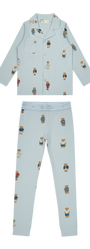Crew Bear Grandpa Set - Light Blue