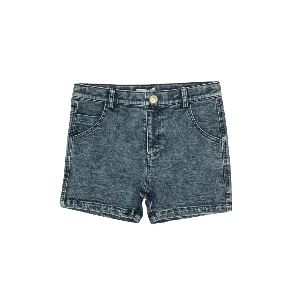 Jean Wash Shorts - Navy