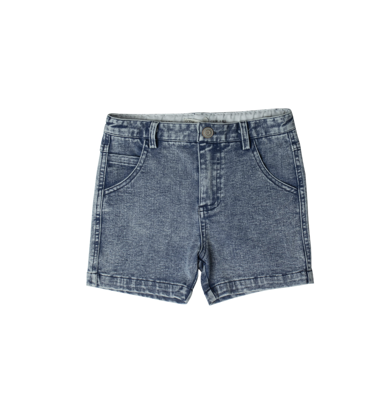Jean Wash Shorts - Blue