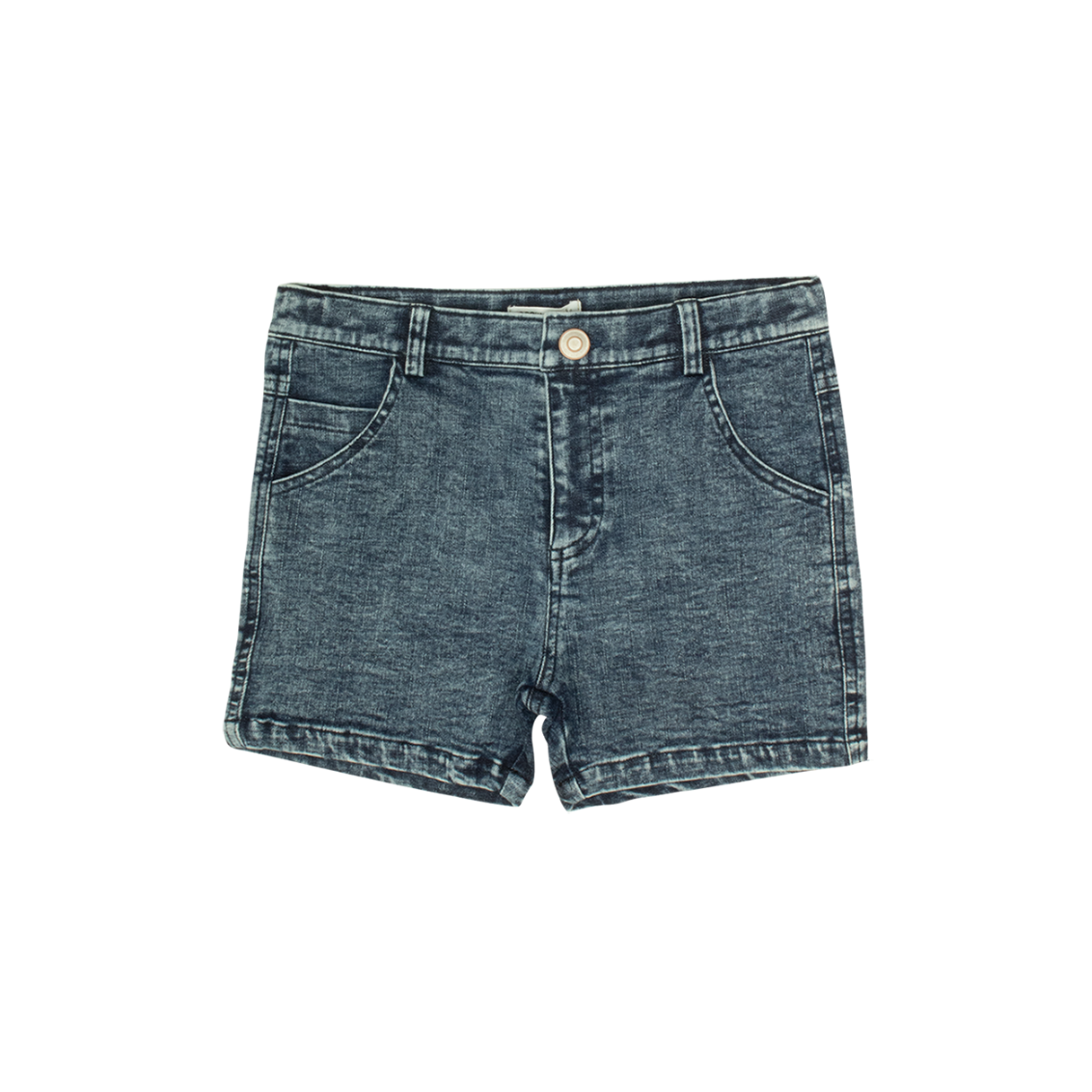 Jean Wash Shorts - Navy