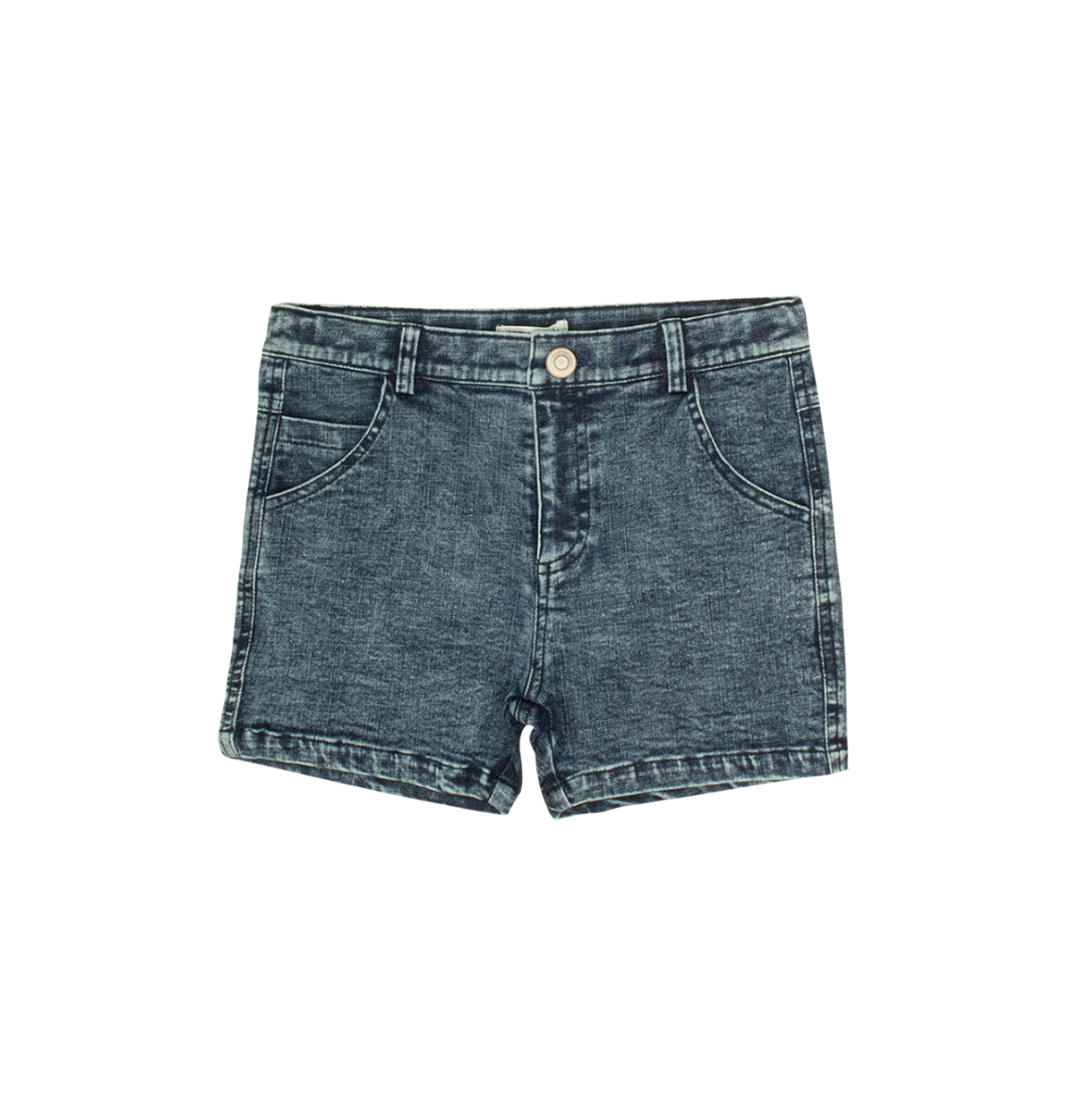 Jean Wash Shorts - Navy