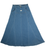 Luna Maxi Skirt - Blue