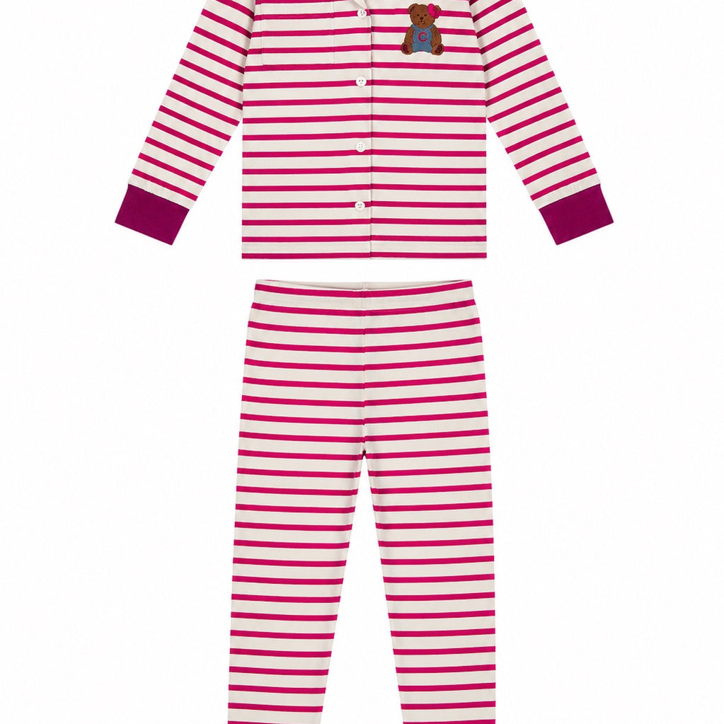 Teddy Grandpa Set - Pink