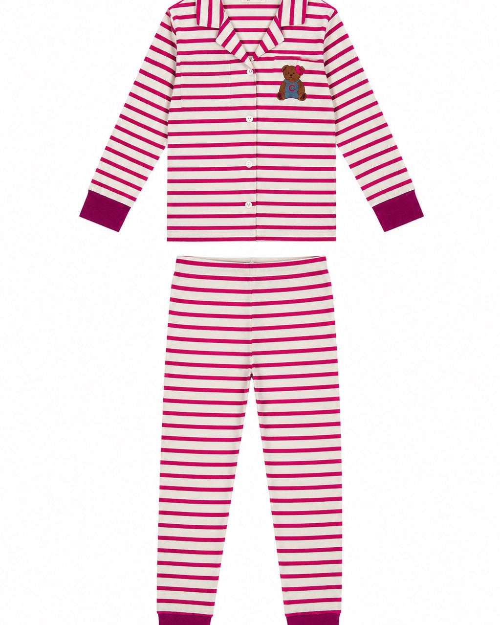 Teddy Grandpa Set - Pink